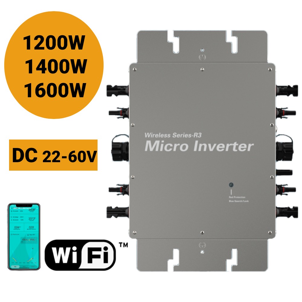 Micro Inverter 1400W Solar Grid Tie - Grid Tie วัตต์พลังงานแสงอาทิตย์ Micro INVERTER 1200W