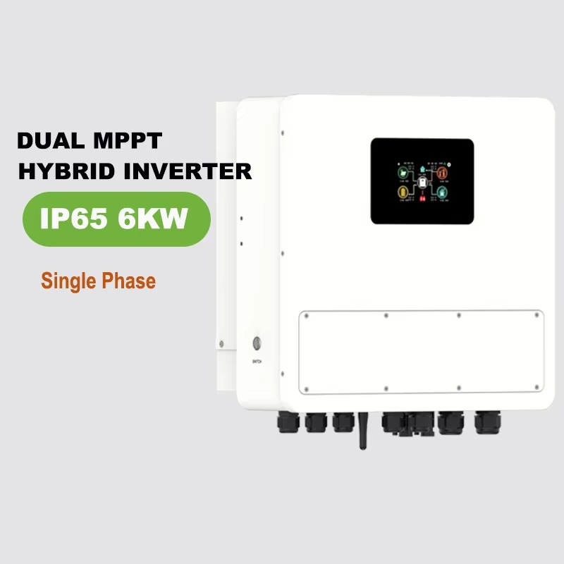 Off Grid Solar Inverter 48V 6000W - อินเวอร์เตอร์พลังงานแสงอาทิตย์แบบไฮบริด แรงดันต่ำ เฟสเดียว 48V 6KW 6000W
