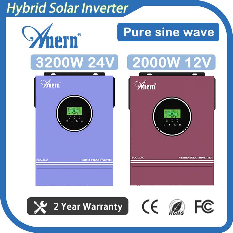 Anern 3200W 2000W Off Grid HYB - Grid Tie Inverter Limiter 2000W บทวิจารณ์และราคา
